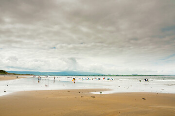 Beautiful Strandhill beach in county Sligo, Ireland - obrazy, fototapety, plakaty