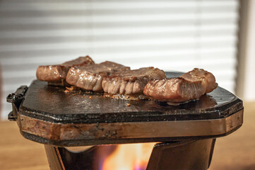 焼肉　一口ステーキ