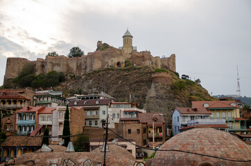 Obraz premium view of the old town in Tbilisi