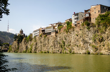Fototapeta premium village on the coast