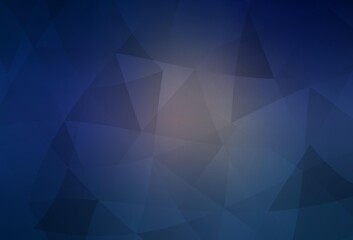 Dark Pink, Blue vector low poly layout.