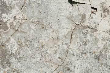 An empty multicolored background for use in advertising or design. An old concrete wall with cracks and traces of old paint. Place to insert text.