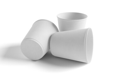 Expresso cup on a white background - 3d rendering