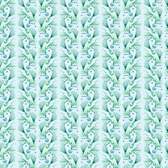 Seamless texture Background watercolor paper green nature grass greenery plants foliage Christmas tree holiday new year christmas spruce Christmas wreath with made of fir branches drawing