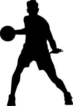 recommend clip art: Basketball Silhouettes Basketball SVG EPS PNG