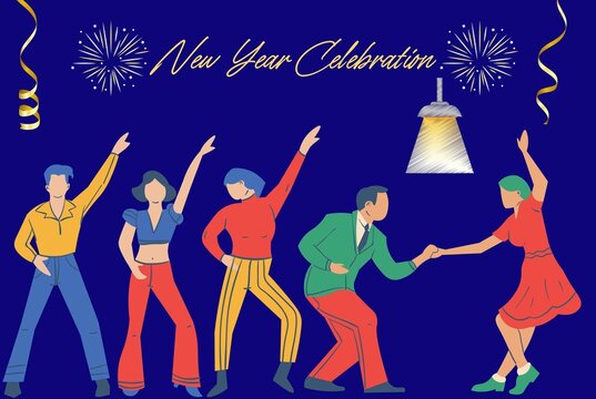 New Year Celebration Image - Happy new Year party Graphic