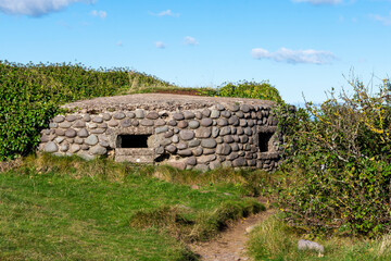 Gun emplacement,  Minehead, Somerset, UK