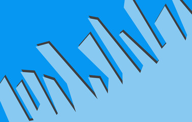 Minimalist background with abstract building silhouette pattern