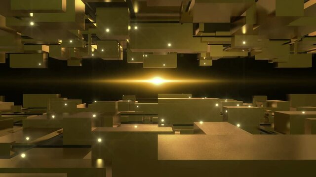 Awards Glitter Geometry Background (Loop)