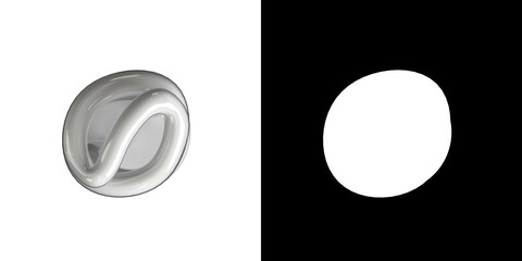 3D rendering illustration of a CFL spiral light bulb lamp