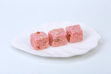 Sweets in Dish, A large variety of indian Mithai