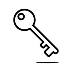 Key Line Icon Vector