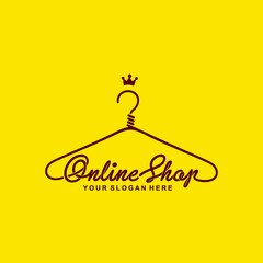Online shop logo vector, online store - Vector