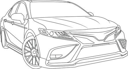 sketch of supercar