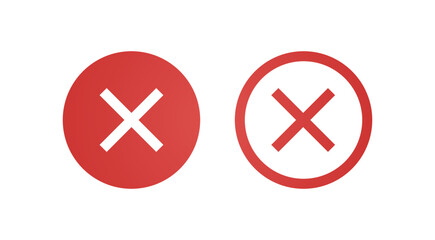 Reject and remove flat vector illustration.
