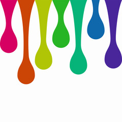 Vector colored background. Abstract colored vertical brush strokes. Colored rain. Magazine cover.