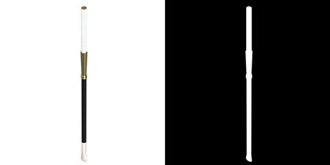 3D rendering illustration of a cigarette holder