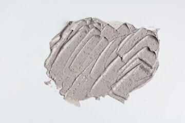 The texture of the beauty product. Natural scrub with particles for skin care