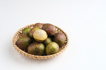 Matoa fruit from Papua, Indonesia. Matoa contains vitamin, nutrients and antioxidant. Selective focus image.

