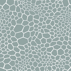 Seamless
pattern with hexagonal flat ornament texture. Reptile scales endless skin. Vector background.