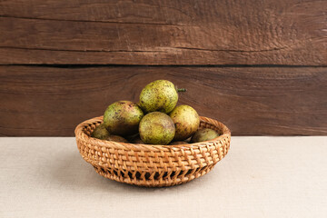 Matoa fruit from Papua, Indonesia. Matoa contains vitamin, nutrients and antioxidant. Selective focus image.
