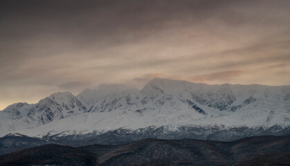 sunrise over the mountains
