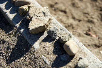 石ころ・整列・アップ