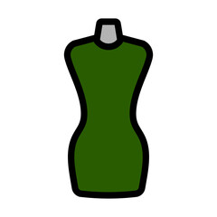 Tailor Mannequin Icon