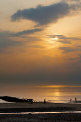Fototapeta premium sunset on the beach
