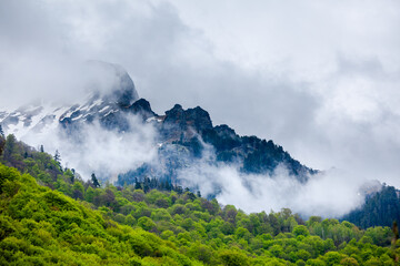landscape with clouds