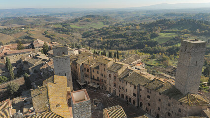 Fototapeta premium Italie, Toscane, San Gimignano