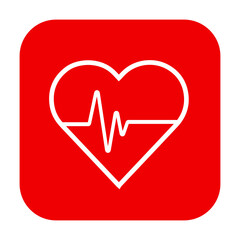 heart cpr medical icon vector design	