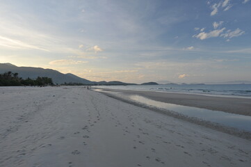 Jungle Beach north of Nha Trang Vietnam on the beach in front of the Eco lodge