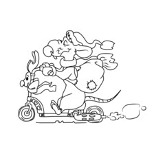 
Vector children's design for backgrounds and fabrics, postcards, stickers.New Year's holiday details for the holiday
