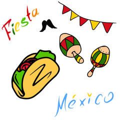 Vector children's design ,for a postcard banner sticker