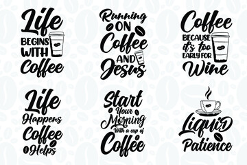 Fototapeta premium Coffee t shirt bundle, Coffee svg t shirt designs, Coffee slogan bundle, Coffee t shirt design quotes, Mama needs coffee t shirt, Coffee t shirt design bundle, Coffee beans t shirt design bundle, 