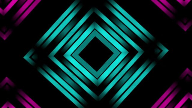 neon graphic abstract modern bright color box dance floodlight lights flashing art design element twist intro off amazing computer graphics 4k neon