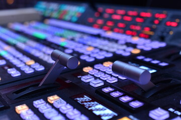 Bildmischer Fernsehstudio Fernsehregieplatz