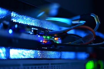 Switch Router Netzwerk Kabel