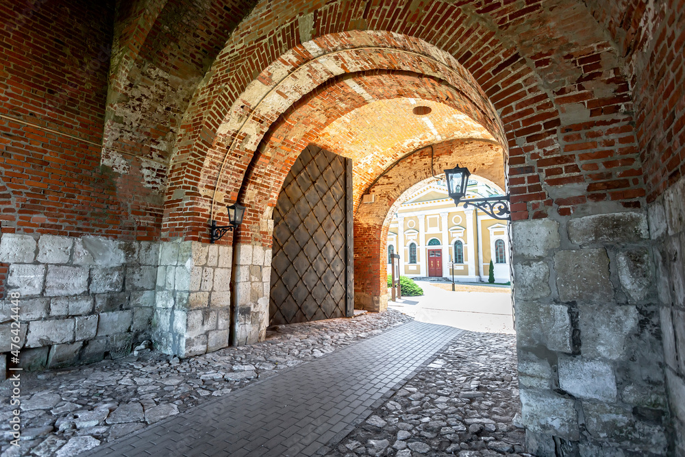 Wall mural Inside St. Nicholas Gate Tower of the Zaraysk Kremlin, Russia