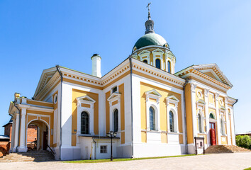 Fototapeta na wymiar Orthodox Cathedral of the Beheading of John the Baptist in Zaraysk, Russia