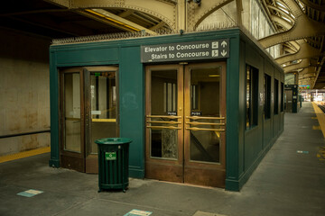 entrance to train station
