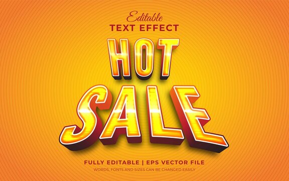 Hot sale 3d editable text effect template style