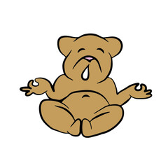 Vector children's design ,for a postcard banner sticker,