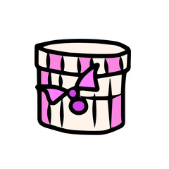 Vector children's design ,for a postcard banner sticker,