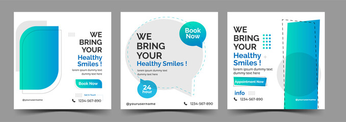 Healthcare social media post for hospital clinic