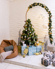 Christmas tree with gifts