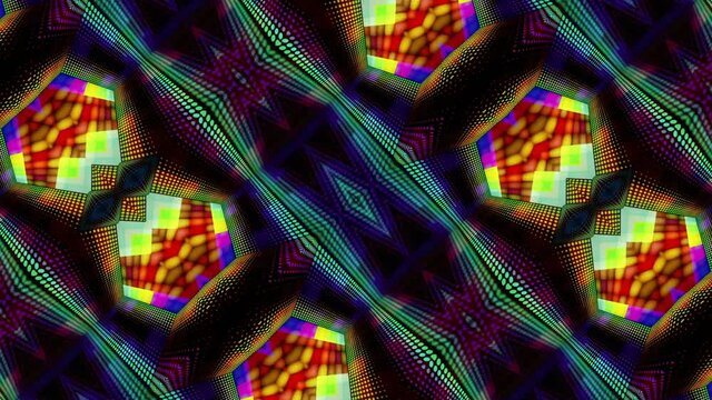 neon graphic abstract modern bright color box dance floodlight lights flashing art design element twist intro off amazing computer graphics 4k neon