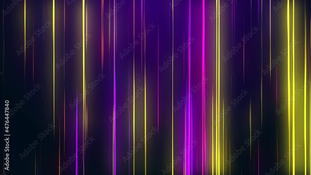 Poster abstract neon lines loop animation. modern background, seamless motion design, screensaver, backdrop