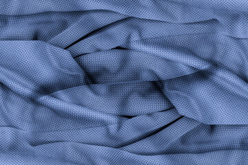 Twisted fabric background with abstract pattern and texture
